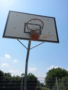 Basketball hängt